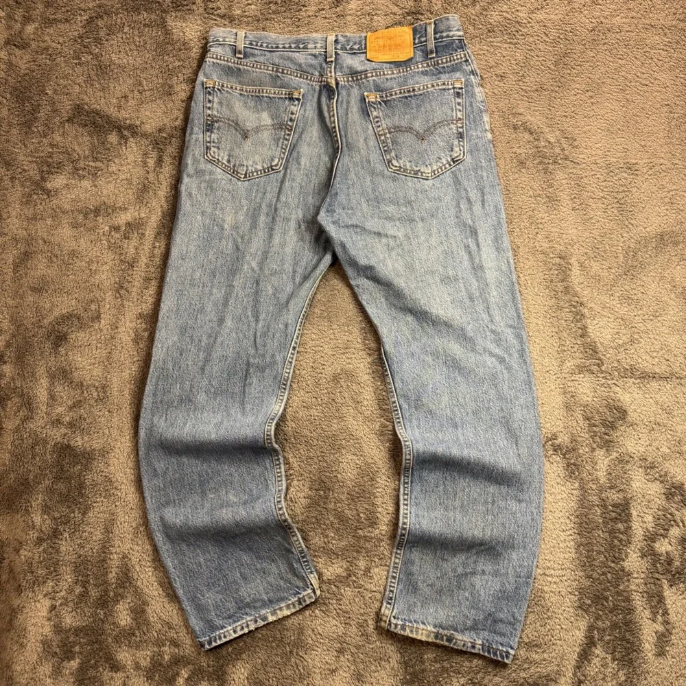 Vintage Levis 505 Straight Leg Jeans Blue W36 L30 Made in USA 505-4891